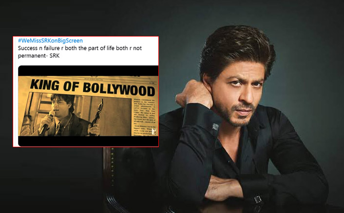 Shah Rukh Khan Fans ROAR #WeMissSRKOnBigScreen - Oh Yes We Do! 