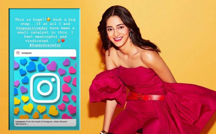 The initiative by Ananya Panday, 'So Positive' creates big impact: Instagram announces anti-bullying features