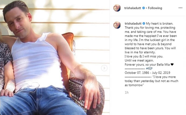 Sanjay Dutt's Daughter Trishala Dutt Posts A Heartfelt Note For Beau Post His Sudden Demise