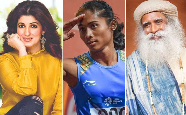 Twinkle Khanna Receives Flak On Twitter For Taking Jibe On Sadhguru's Congratulatory Tweet For Hima Das