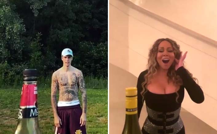 VIDEO: Justin Bieber’s SWAGSTER Bottle Cap Challenge; Mariah Carrey’s Twist Is Unmatchable!