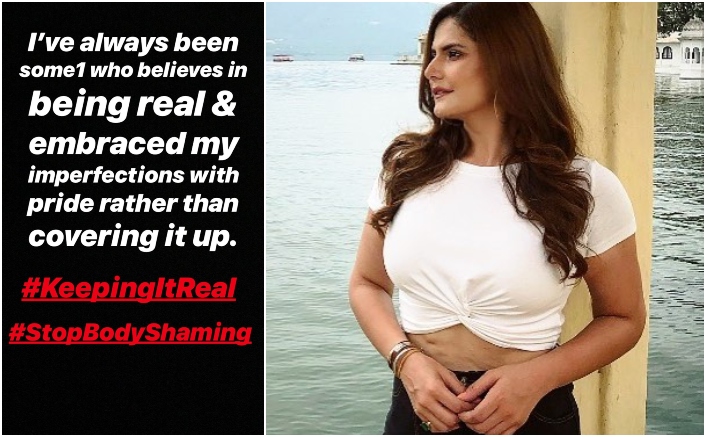 Zareen Khan's Stretch Marks On Stomach Gets Her Trolled; Hits Back Like A Boss!
