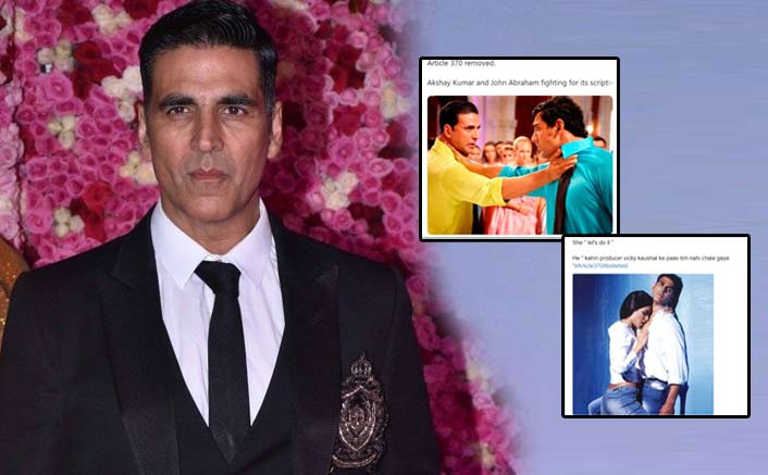 Akshay Kumar REACTS To Memes Made On Him And John Abraham Regarding Article 370 Script