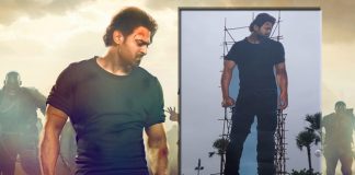Fan frenzy got a massive 70-feet installation of Superstar Prabhas for the ‘Saaho’ pre event in Hyderabad