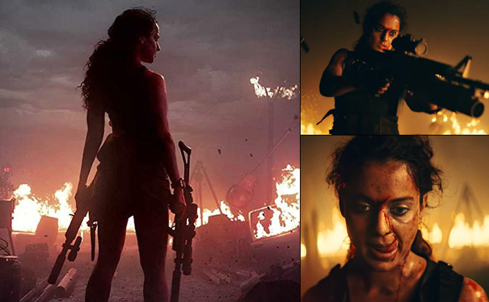 Fierce, daring and all guns blazing, first look teaser of Kangana Ranaut's Dhaakad promises a mega action Diwali Bonanza