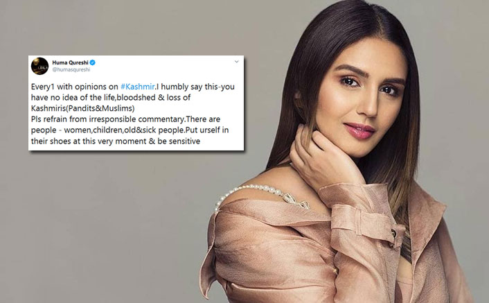 Huma Qureshi On Article 370 Aftermath: "You Have No Idea Of The Life, Bloodshed & Loss"