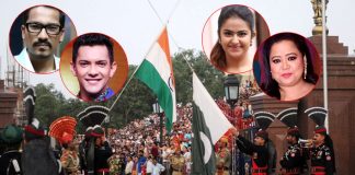 Overwhelmed with Tricolour spirit at the Indo-Pak border