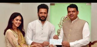 Riteish, Genelia donate Rs.25 lakh for Maharashtra flood relief