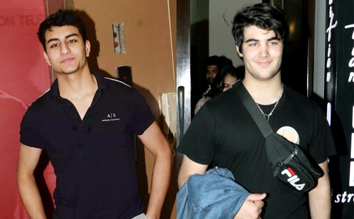 Pics: Saif Ali Khan & Akshay Kumar's Sons Aarav & Ibrahim Get Mobbed As They Go For Dinner