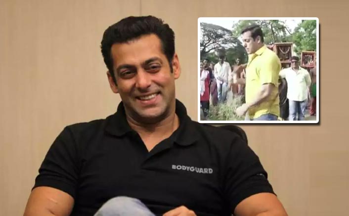 SHOCKING! Salman Khan Whips Himself Amidst A Large Crowd; See Video