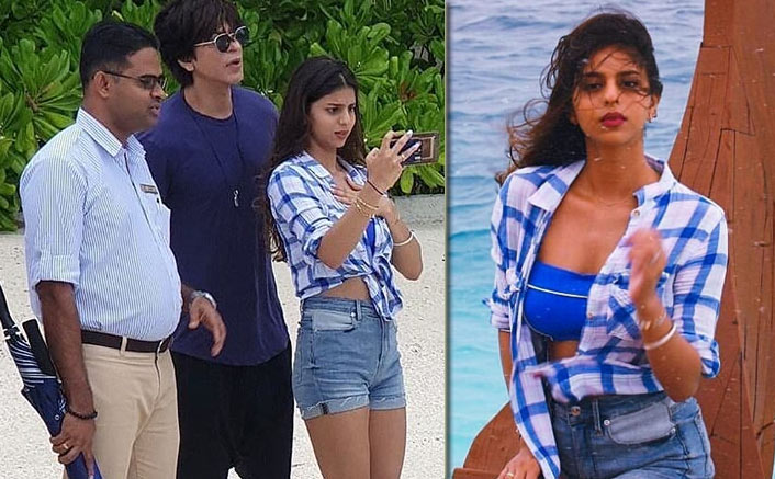 PICTURE: Papa Shah Rukh Khan Turns Instructor For Photographer Suhana Khan In Maldives!