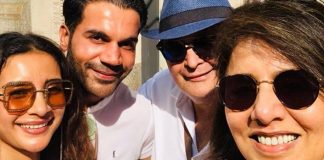 Small world: Rajkummar, Patralekhaa 'bump' into Rishi Kapoor