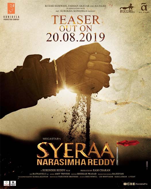 Sye Raa Narasimha Reddy: The Teaser Of Chiranjeevi - Amitabh Bachchan Starrer To Be Unveiled On This Day