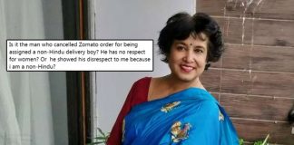 Taslima Nasreen exposes man at centre of Zomato row