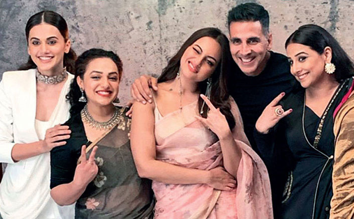 Video: Akshay Kumar Dancing On ‘Mundian To Bach Ke’ With Sonakshi Sinha, Taapsee Pannu & Nithya Menen Is VIRAL All Over!