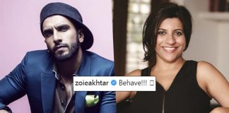 Why Zoya Akhtar asked Ranveer to behave