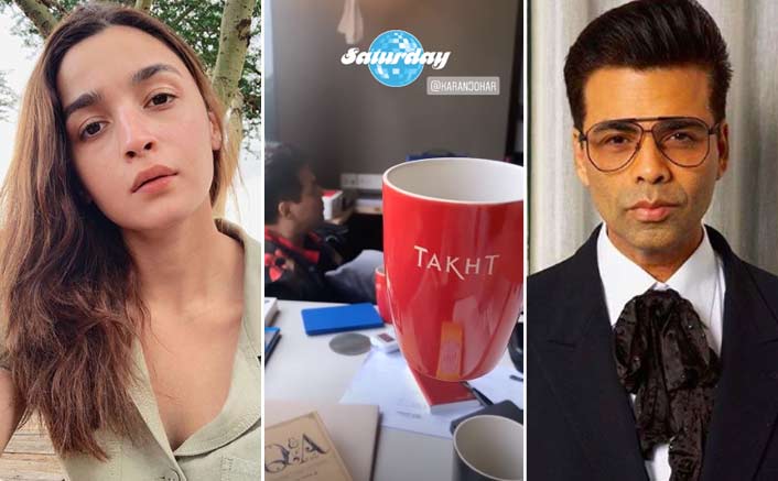 Alia Bhatt Begins Takht With Karan Johar, Shares Sneak Peek With Fans
