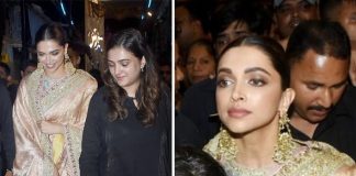 Deepika Padukone’s bodyguard has a tough time keeping the mob away from her at Lalbaug cha Raja Darshan