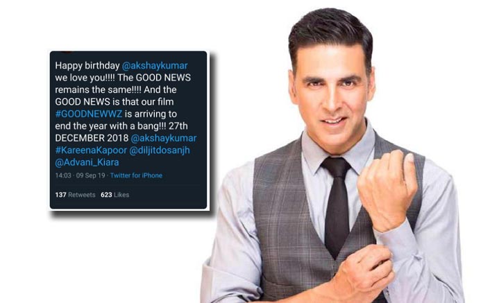 'Good News' Is Now 'Good Newwwz' As Makers Announce Title Change On Akshay Kumar's Birthday