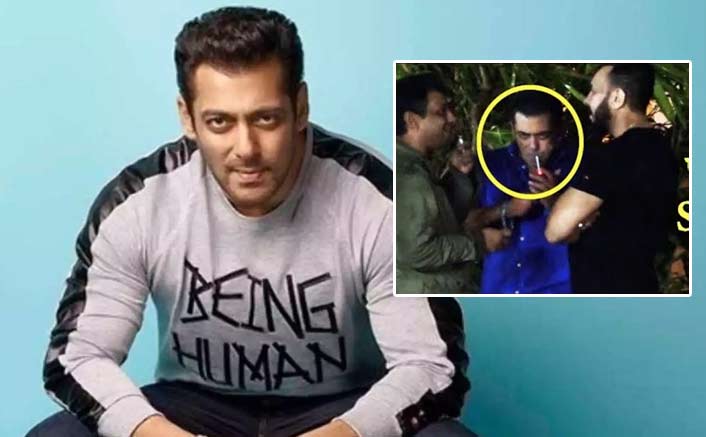 Salman Khan Bashed For Smoking During Ganesh Visarjan, Watch video