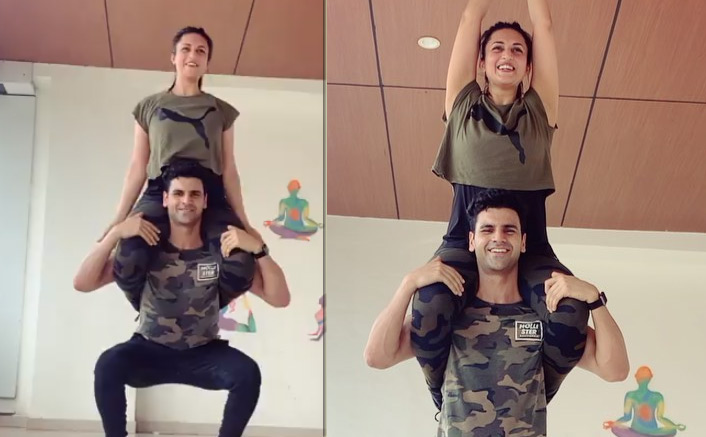 VIDEO: Divyanka Tripathi Dahiya & Vivek Dahiya Teach Us A Unique Workout & We Are Totally Lovin’ It!