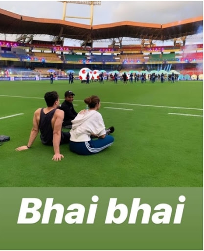 Pic: Did Disha Patani Call Tiger Shroff Her 'Bhai'?