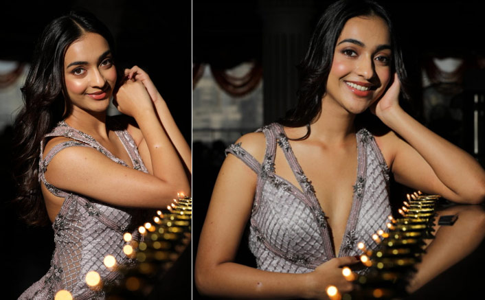 Amrin Qureshi appears in stunning outfit for Diwali bash