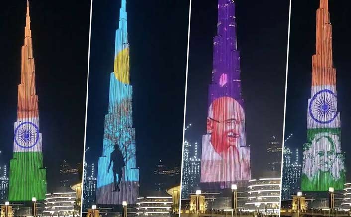Burj Khalifa lit up as tribute to Mahatma Gandhi