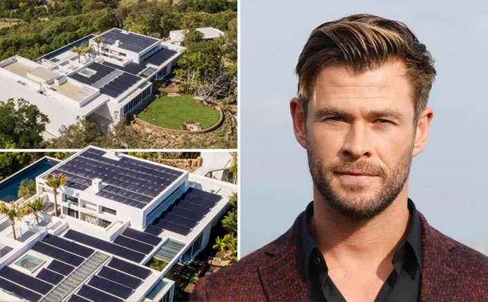 Chris Hemsworth installs solar panels in his mansion