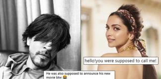Deepika Padukone Tells Shah Rukh Khan, "You Were Supposed To Call Me!" - Fans Say He Was Supposed To Announce Movie As Well