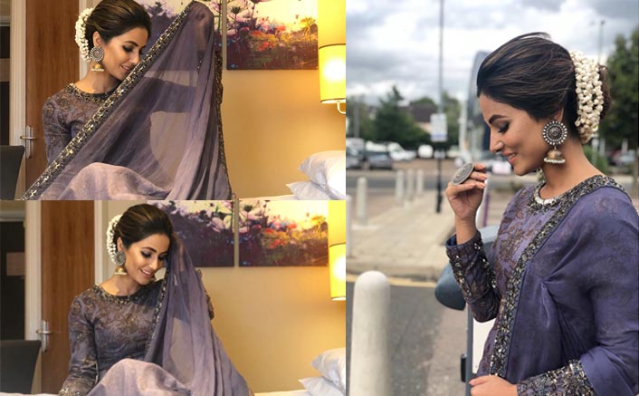 Hina Khan Teaches You To Rock The Lavender Look For Your Next Wedding Outing!
