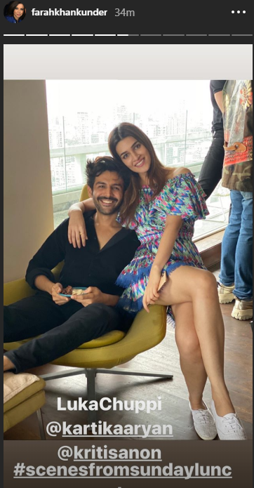 #BlockbussterLunch: Kartik Aaryan, Ananya Panday, Karan Johar Join Farah Khan's Starry Lunch Party
