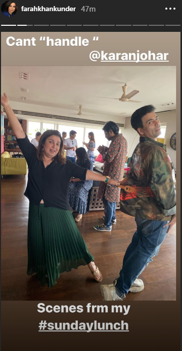 #BlockbussterLunch: Kartik Aaryan, Ananya Panday, Karan Johar Join Farah Khan's Starry Lunch Party