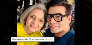 KJo's selfie with Ma Anand Sheela draws flak and praise