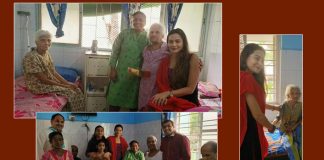 Samikssha Batnagar's Diwali at old age home