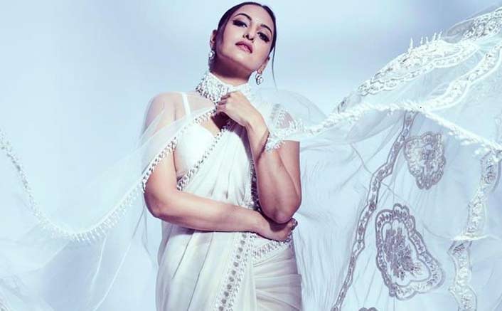 Sonakshi Sinha’s White Cape Saree Is Your Go-To For A Subtle Diwali This Year