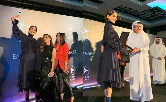*Sonam Kapoor gets awarded with the prestigious Dubai star*