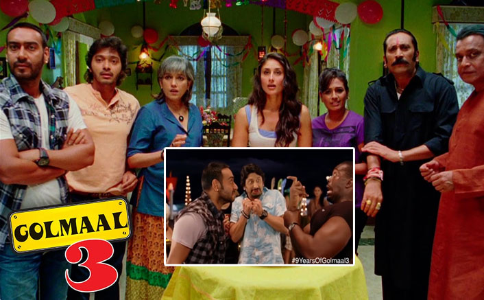 Ajay Devgn Shares An Hilarious Throwback Video Featuring Arshad Warsi To Celebrate 9 Years Of Golmaal 3