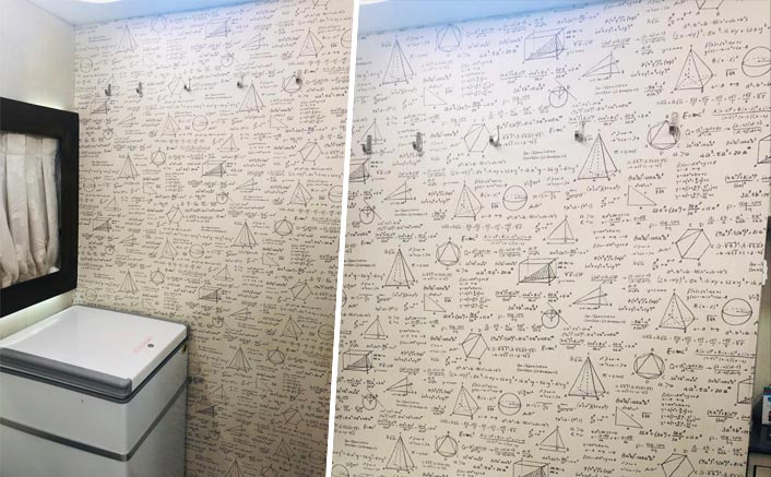 Did you know? Hrithik Roshan has a wall in his vanity van full of math equations!