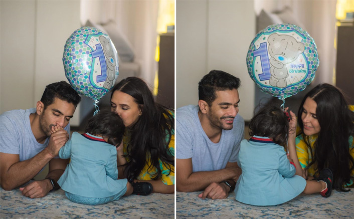 Here's What Daddie Angad Bedi Wishes For His & Neha Dhupia's Daughter Mehr On Her 1st Birthday