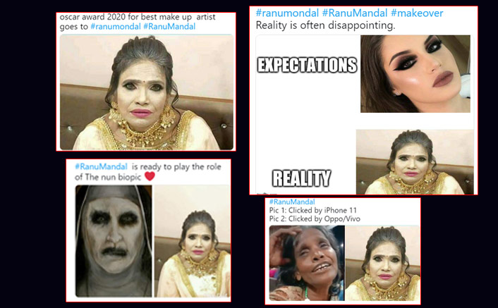 Internet Sensation Ranu Mondal's Shocking Make-Up Transformation Has Left The Internet In Splits