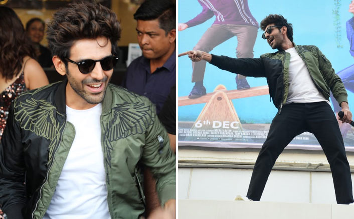 Kartik Aaryan Turns Ranveer Singh For The Launch Of 'Ankhiyon Se Goli Maare'