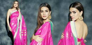 Kriti Sanon’s Pink Banarasi Sari Can Be Your Next Sangeet Apparel!