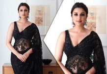 Parineeti Chopra Teaches You How To Sizzle In A Sheer Black Saree This Wedding Season Parineeti Chopra Teaches You How To Sizzle In A Sheer Black Saree This Wedding Season