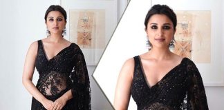 Parineeti Chopra Teaches You How To Sizzle In A Sheer Black Saree This Wedding Season