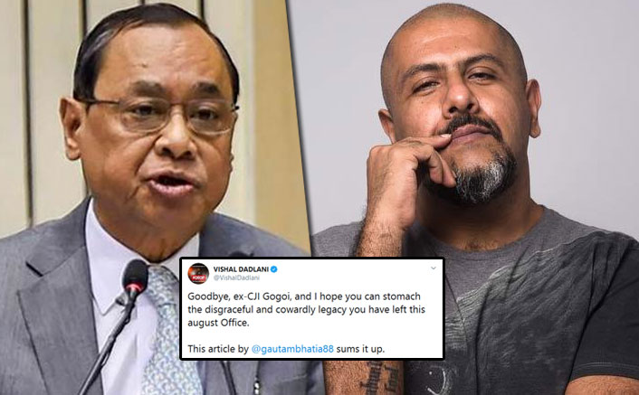 #SackDadlaniFromIndianIdol: Vishal Dadlani Receives Flak For His 'Disgraceful' Remark On Former CJI Ranjan Gogoi
