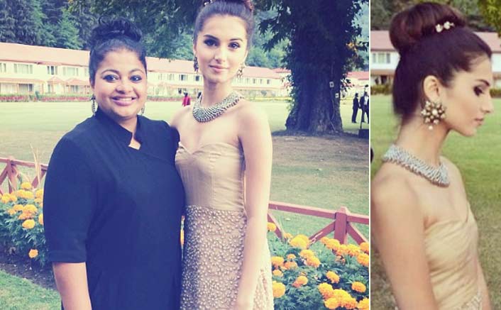 Tara Sutaria's Beige Gown Can Be Your Outfit For A Cocktail Party