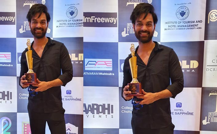 Yuvraaj Parshar received best director award at Global Taj International Film Festival