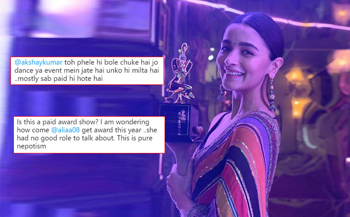 Alia Bhatt's Video Of Taking Star Screen Award Even Before The Function Goes Viral, Gets Slammed