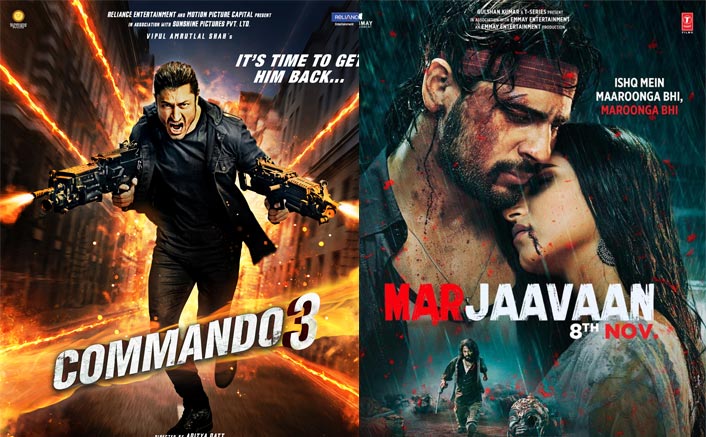 Commando 3 Vs Marjaavaan Box Office: 5 Day Business Comparison Of Sidharth Malhotra & Vidyut Jammwal Starrer